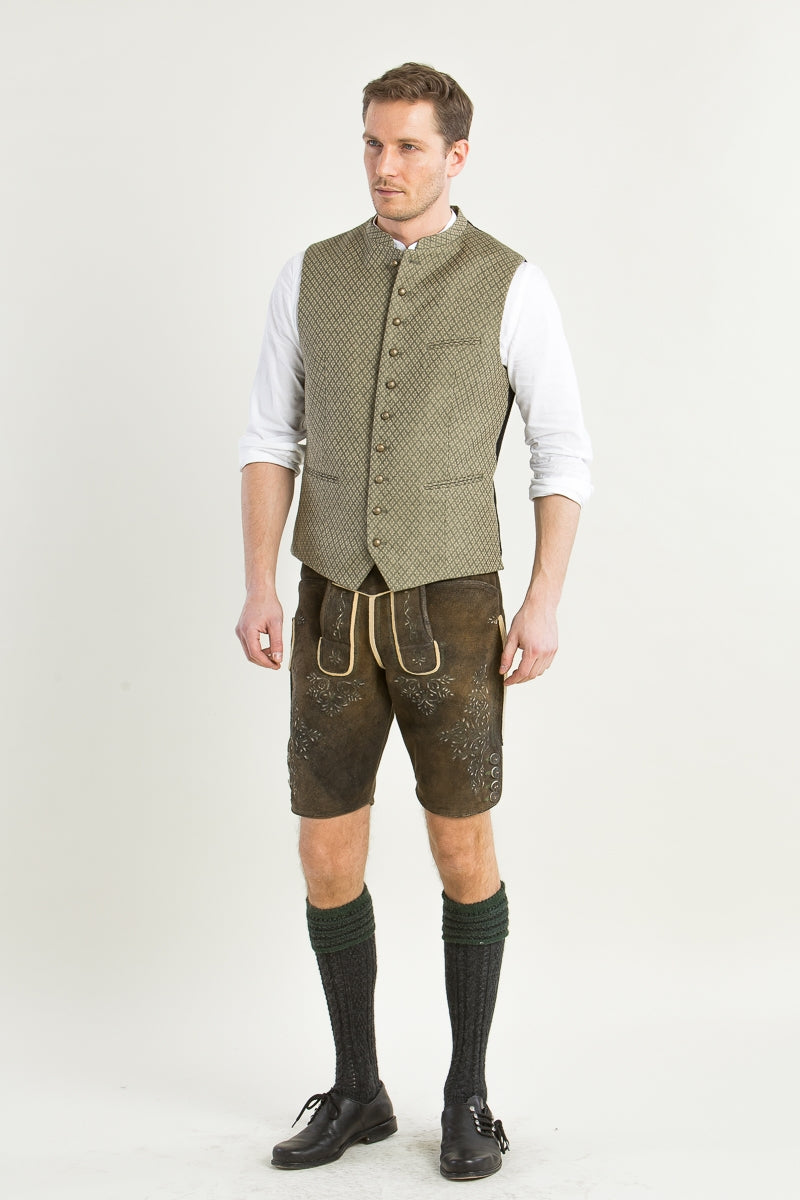 Gottseidank 'Konstantin' Slim-Fit Linen-Blend Vest