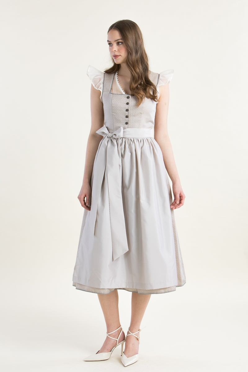 Alissa by Kinga Mathe 'Joleen' Dirndl in Blush Beige