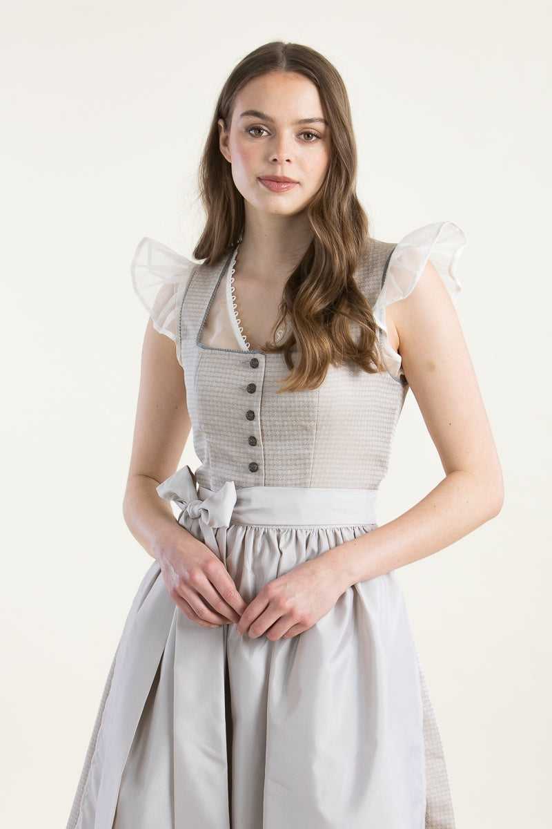 Alissa by Kinga Mathe 'Joleen' Dirndl in Blush Beige