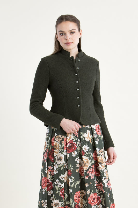 Alissa by Kinga Mathe 'Mila' Wool Janker with Peplum
