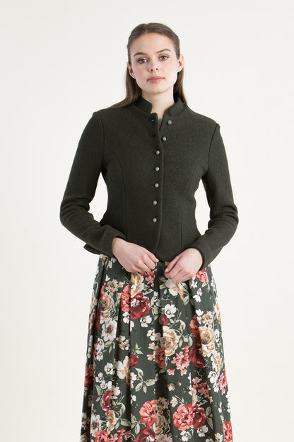 Alissa by Kinga Mathe 'Mila' Wool Janker with Peplum