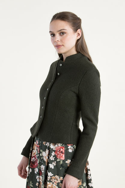 Alissa by Kinga Mathe 'Mila' Wool Janker with Peplum