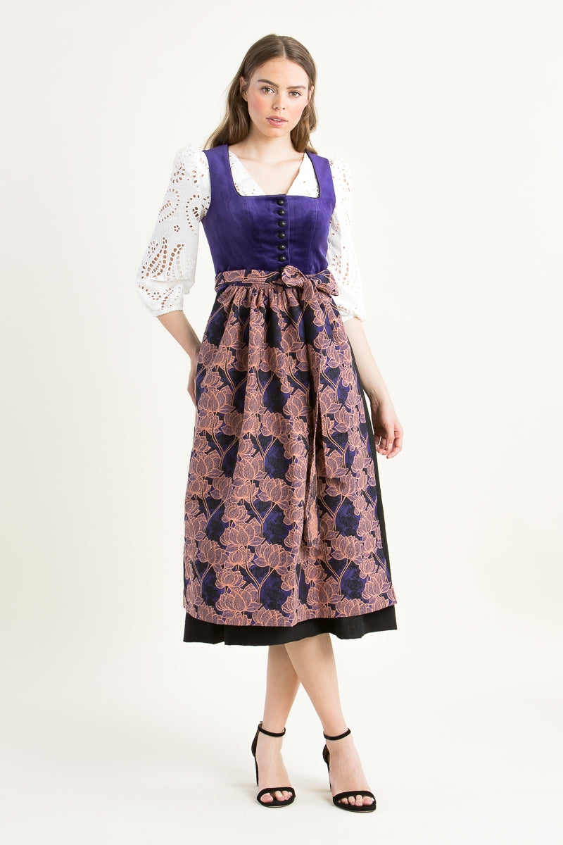 Almliebe 'Wiesn Wunda' Stretch-Velvet Dirndl