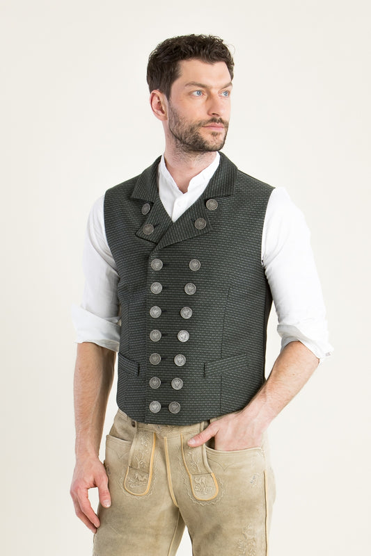 Almliebe 'Kutscher Toni' Double-Breasted Vest