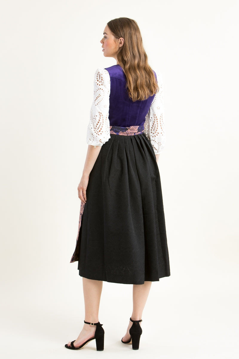Almliebe 'Wiesn Wunda' Stretch-Velvet Dirndl