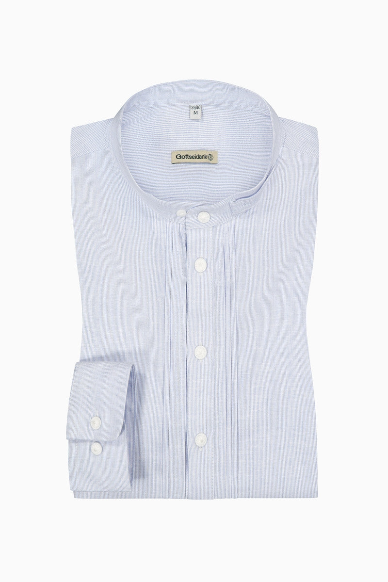 Gottseidank 'Lenz' Pfoad Shirt in Baby Blue