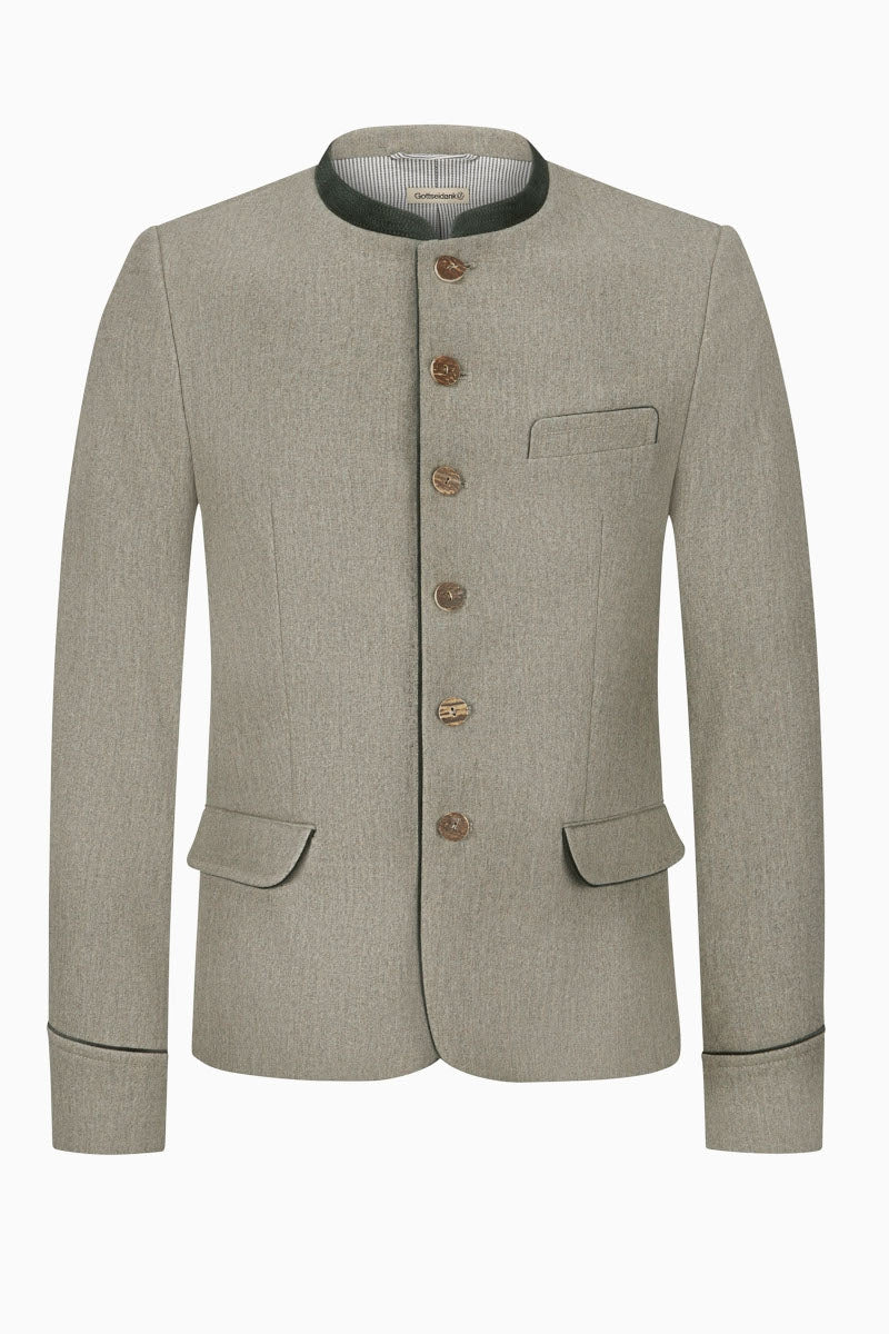 Gottseidank 'Helmut' Cashmere-Loden Janker in Desert Sage
