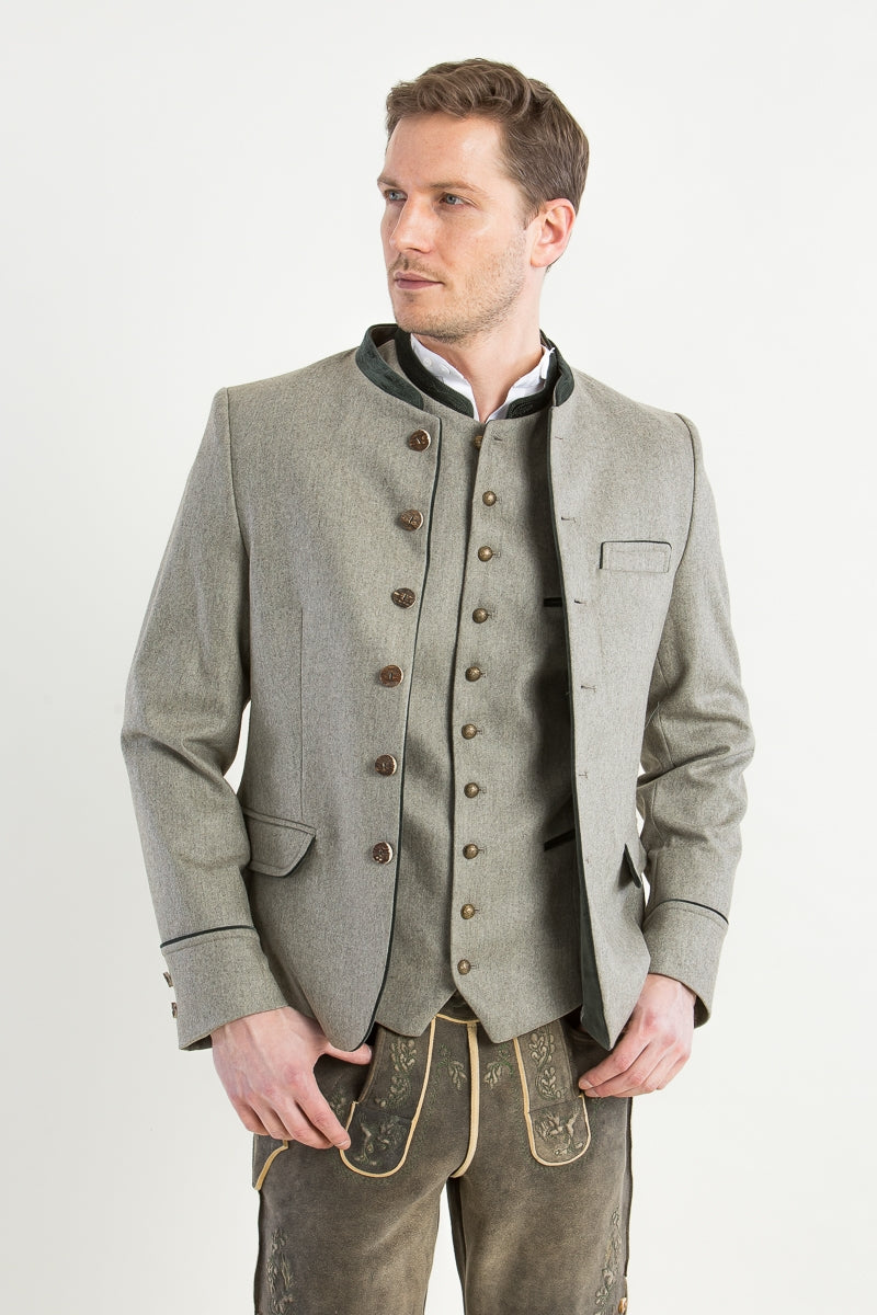 Gottseidank 'Helmut' Cashmere-Loden Janker in Desert Sage
