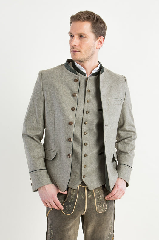Gottseidank 'Helmut' Cashmere-Loden Janker in Desert Sage