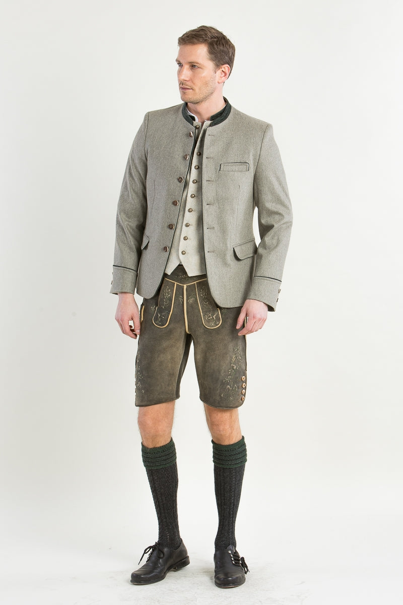 Gottseidank 'Helmut' Cashmere-Loden Janker in Desert Sage