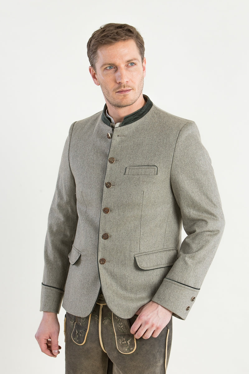 Gottseidank 'Helmut' Cashmere-Loden Janker in Desert Sage