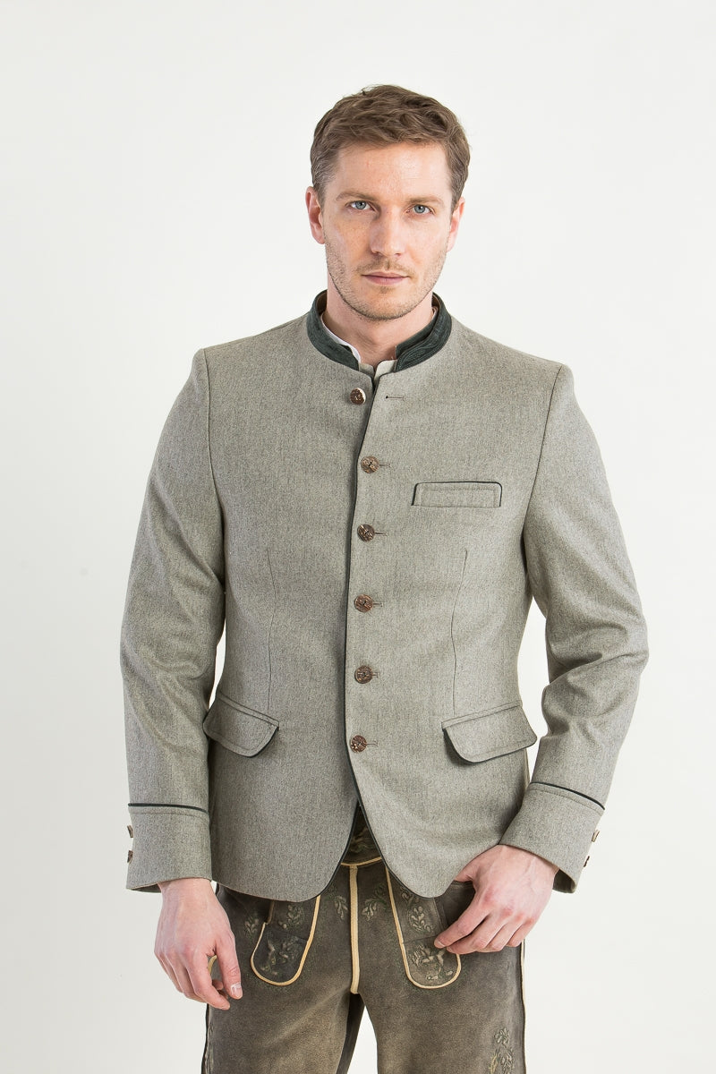 Gottseidank 'Helmut' Cashmere-Loden Janker in Desert Sage