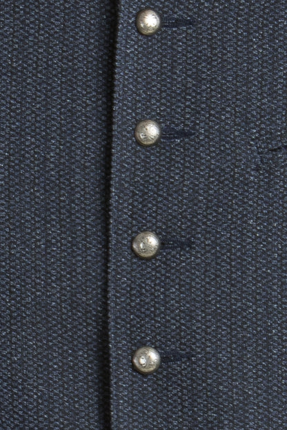 Hammerschmid 'Roman' Patterned Trachten Vest in Navy
