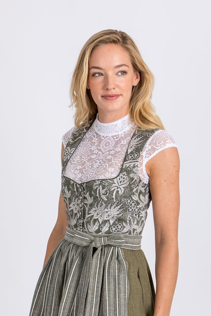 Hammerschmid 'Babsi' High-Neck Stretch-Lace Blouse