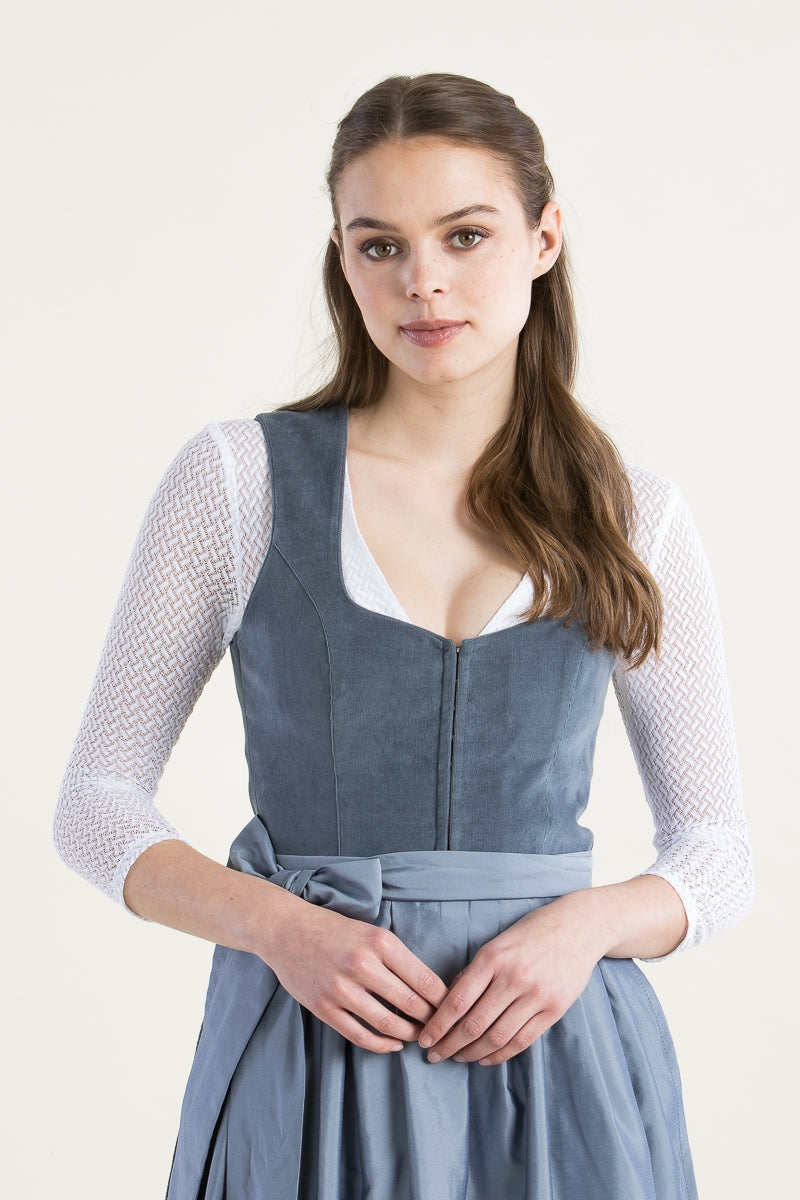 Heimatglück 'Fanny' V-Neck Lace Dirndl Blouse