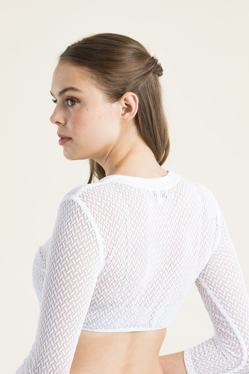 Heimatglück 'Fanny' V-Neck Lace Dirndl Blouse