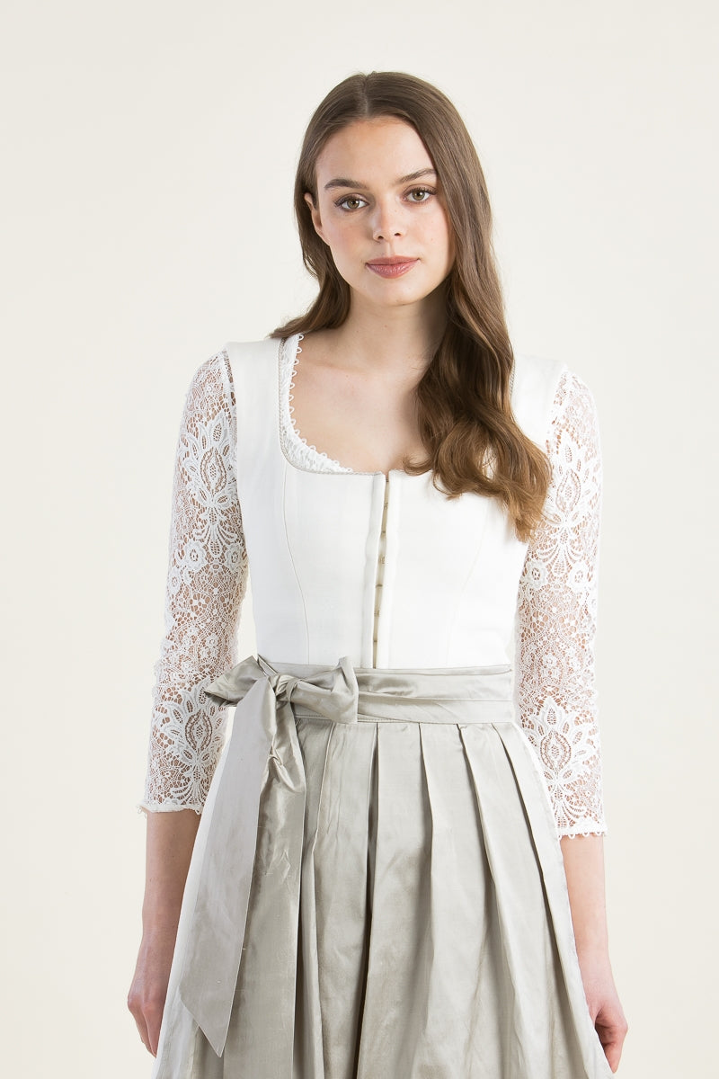 Kinga Mathe 'Samantha' 3/4-Sleeve Designer Lace Blouse